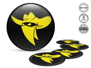 Wheel Decals Sport Domed Racing Limited Badge